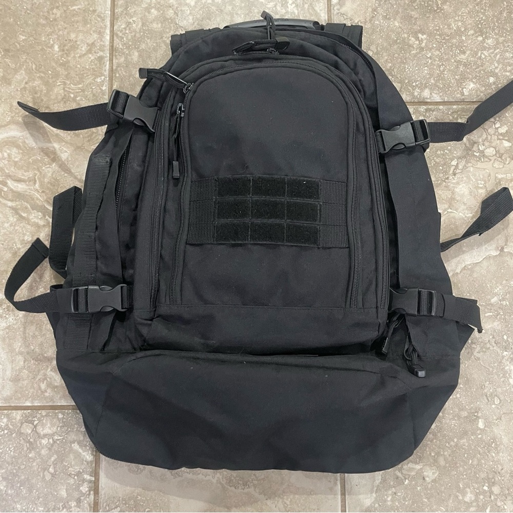 Mercury Tactical Gear Code Alpha 3 Day Stretch Tactical Backpack Black One Size‎
